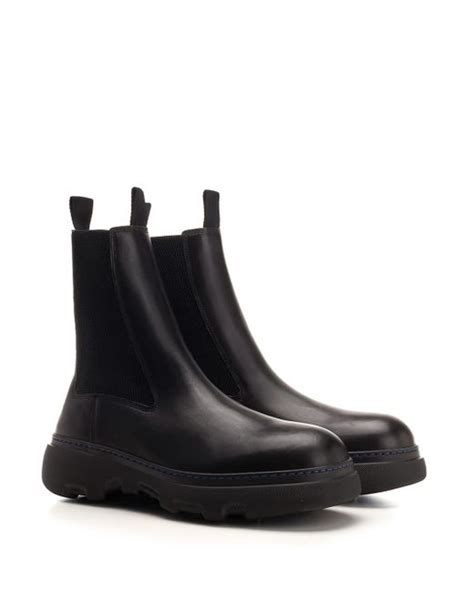 burberry black gumboots|burberry leather creeper chelsea.